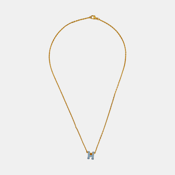 Pop H Metal Gold Necklace