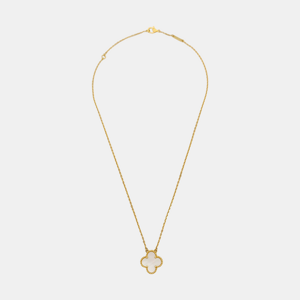 Vintage Alhambra 18k Gold Necklace
