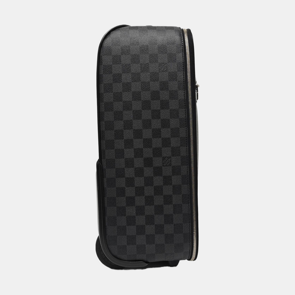 PEGASE 45 Damier Graphite Coated Canvas Black