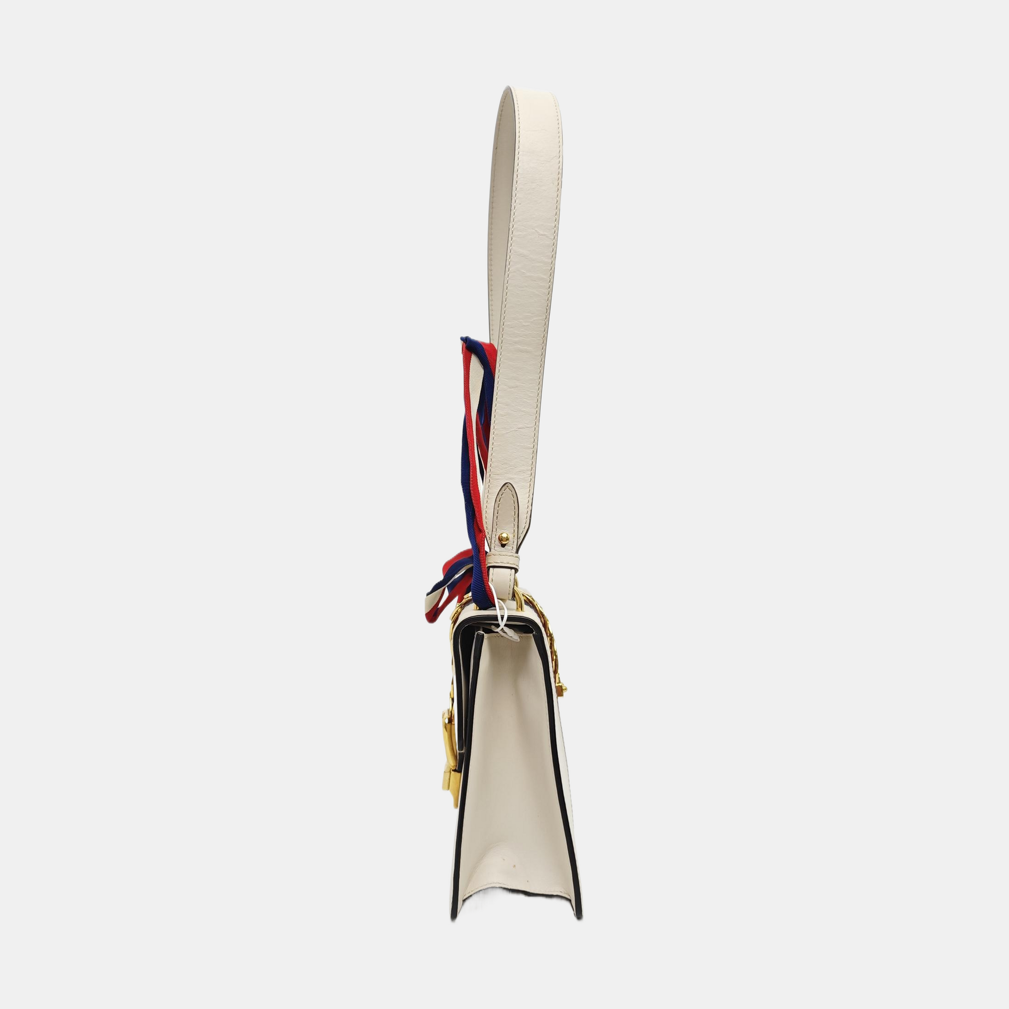 Sylvie Small Calfskin White