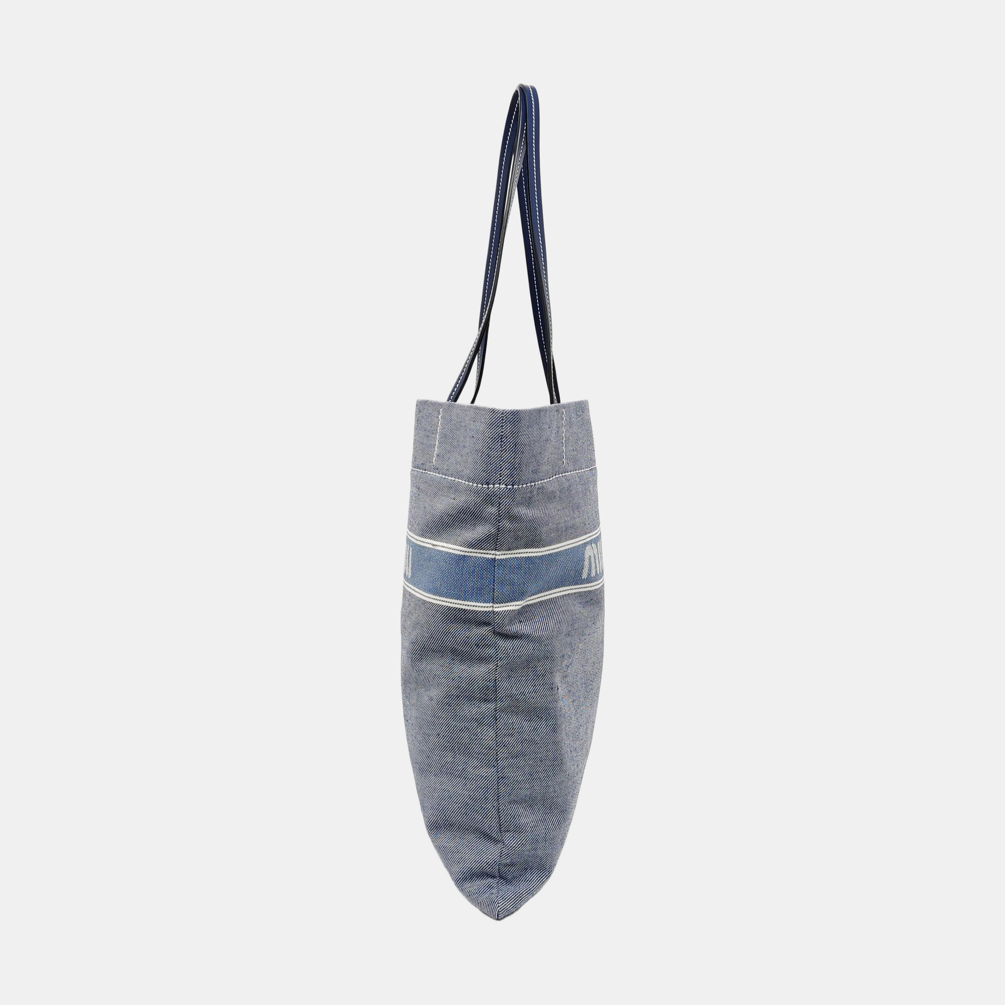 Fabric Shoulder Bag Blue