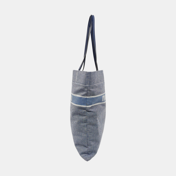 Fabric Shoulder Bag Blue