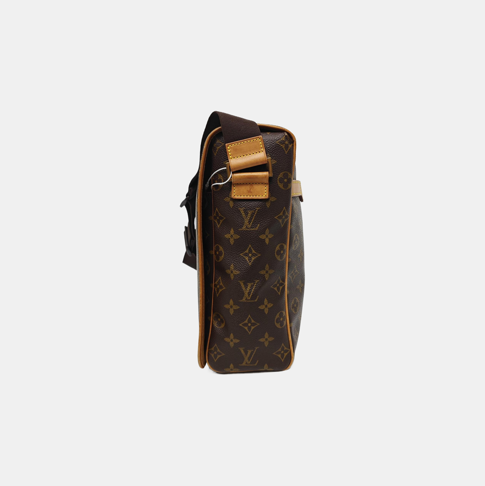VALMY Monogram Coated Canvas Brown
