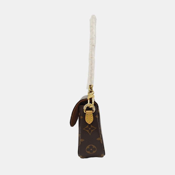 IVY Monogram Coated Canvas Brown