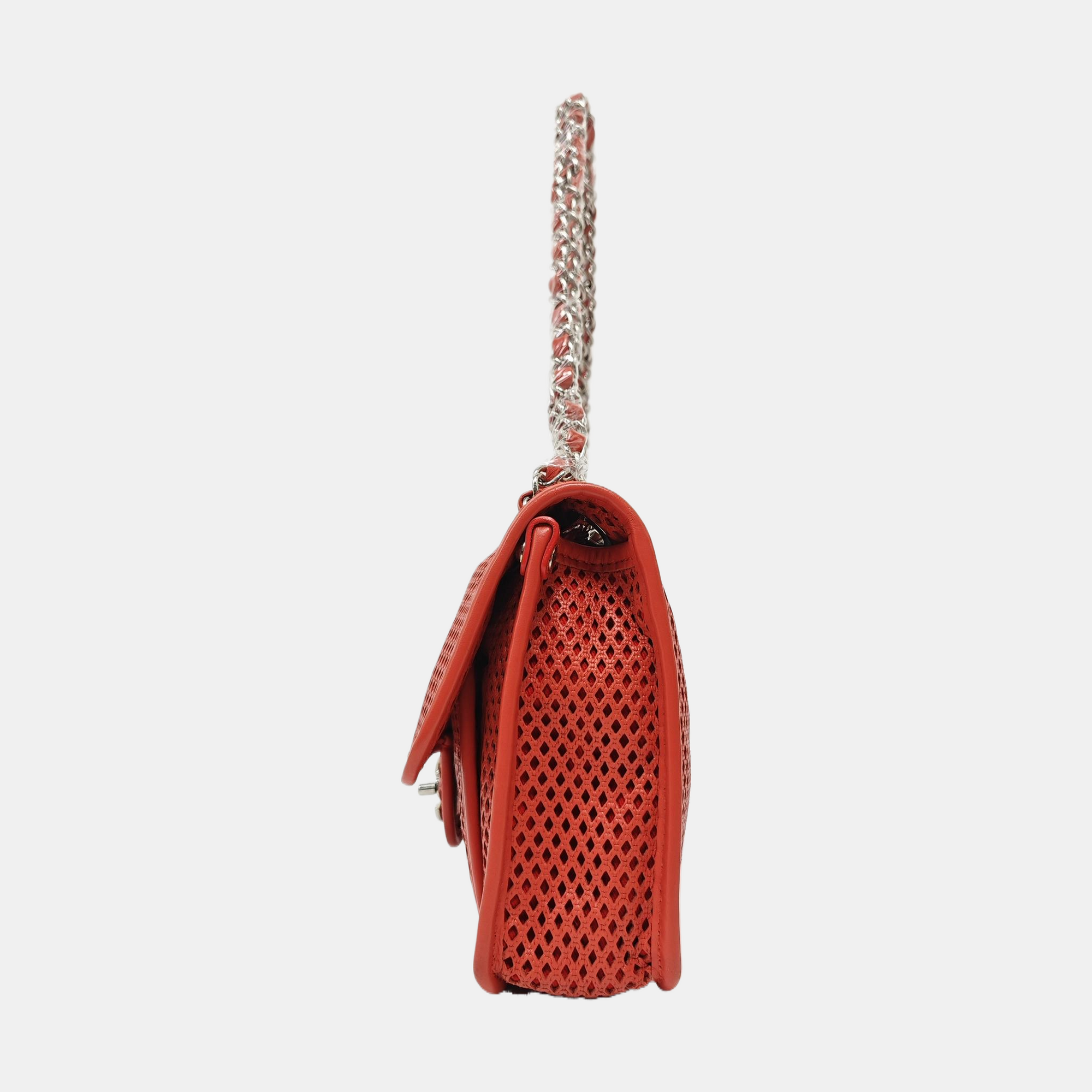 Lambskin Shoulder Bag Red
