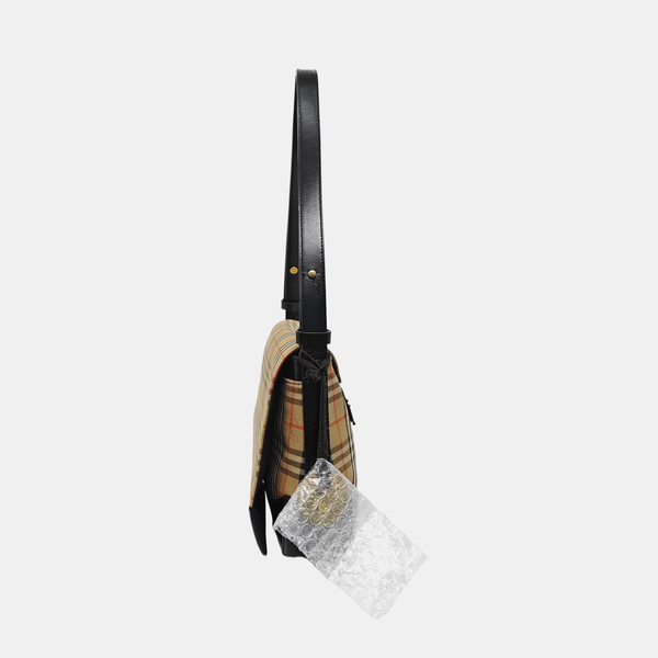 Canvas Shoulder Bag Beige