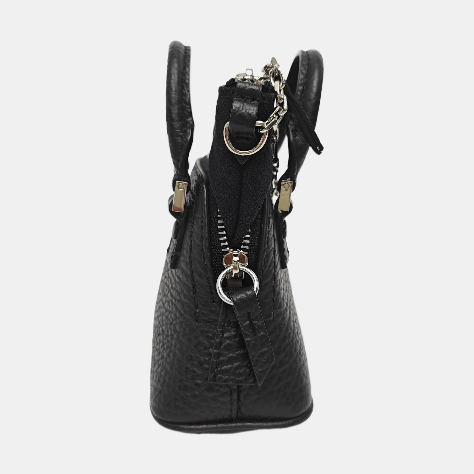 Calfskin Shoulder Bag Black