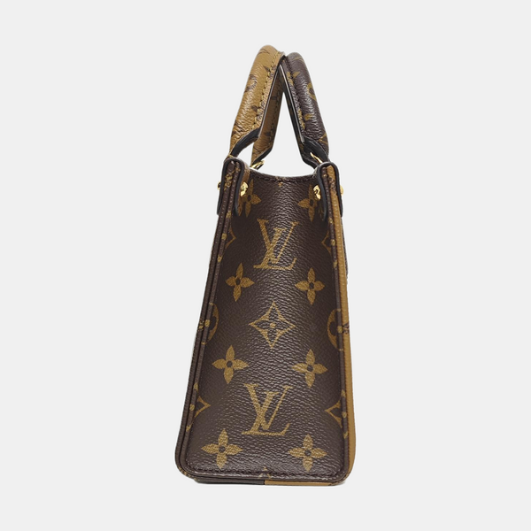 ONTHEGO BB Monogram Coated Canvas Brown