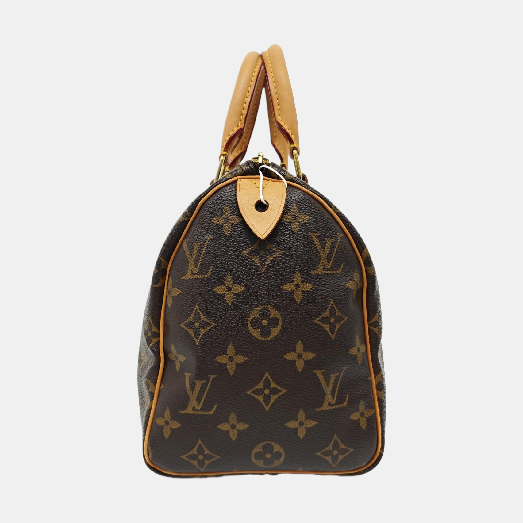 SPEEDY 25 Monogram Coated Canvas Brown