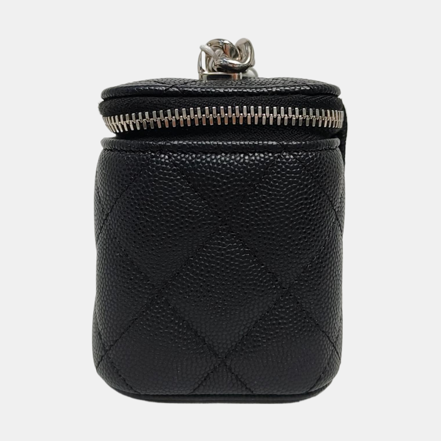 Quilted Grained Calfskin Black
