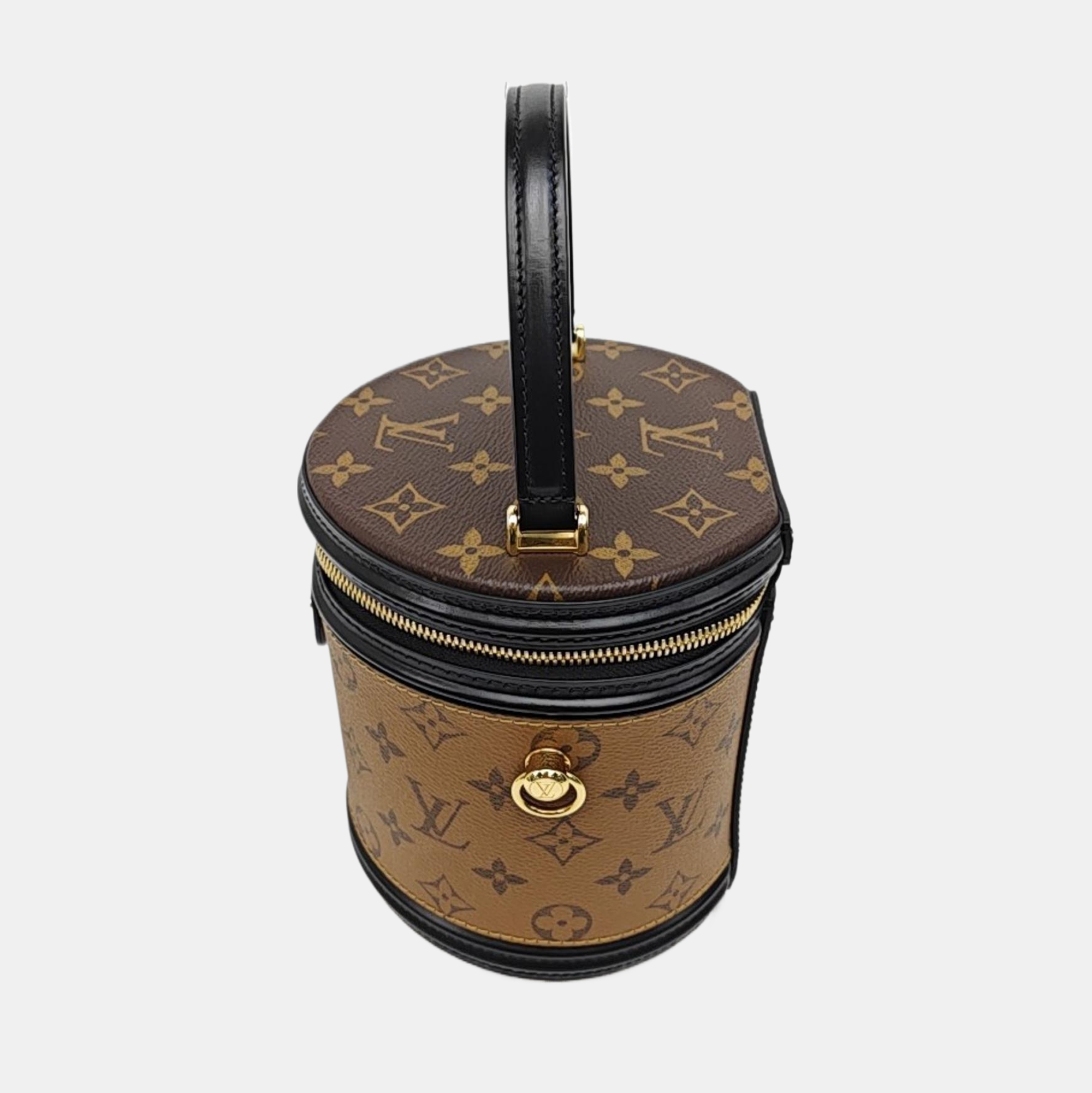 CANNES PM Monogram Coated Canvas Brown