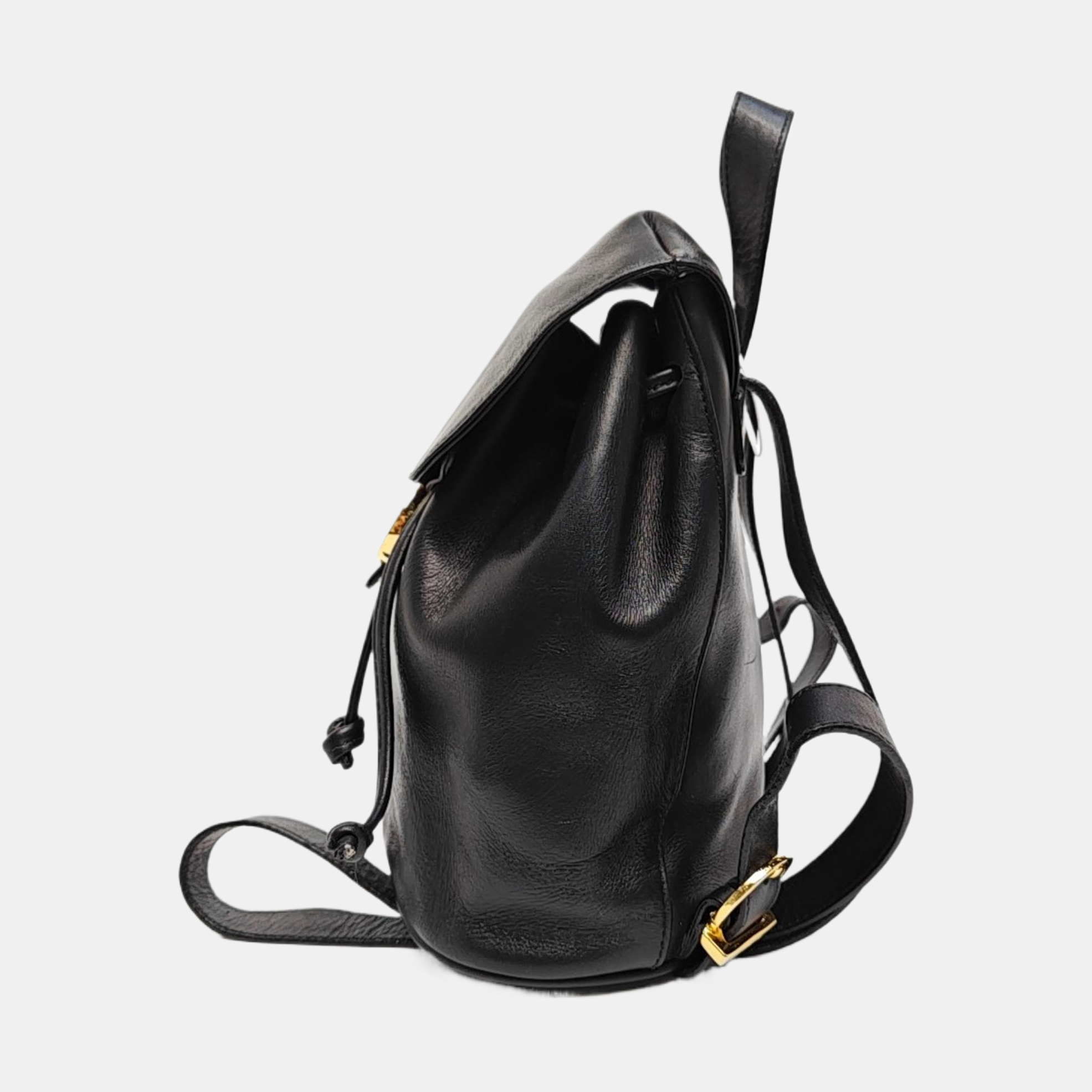 Calfskin Backpack Black