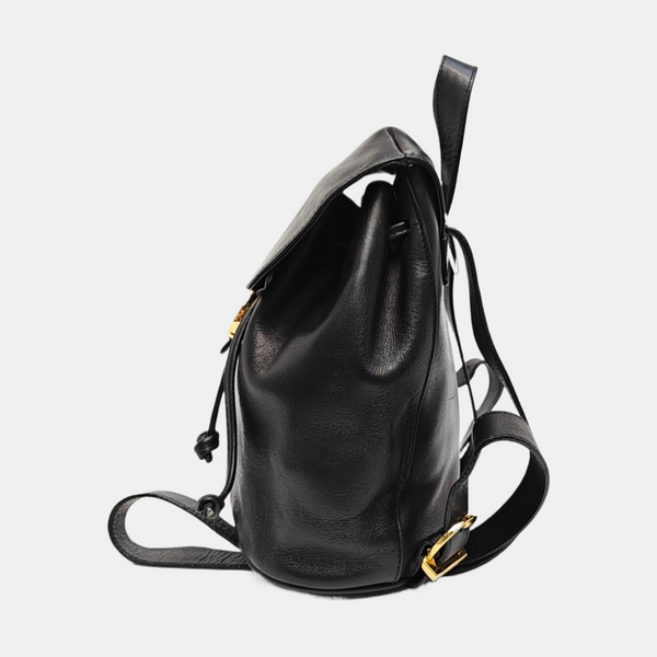 Calfskin Backpack Black