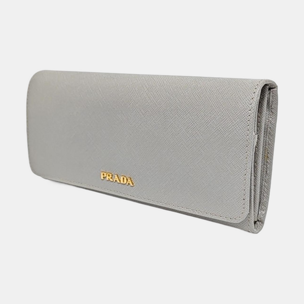 Leather Wallet Gray