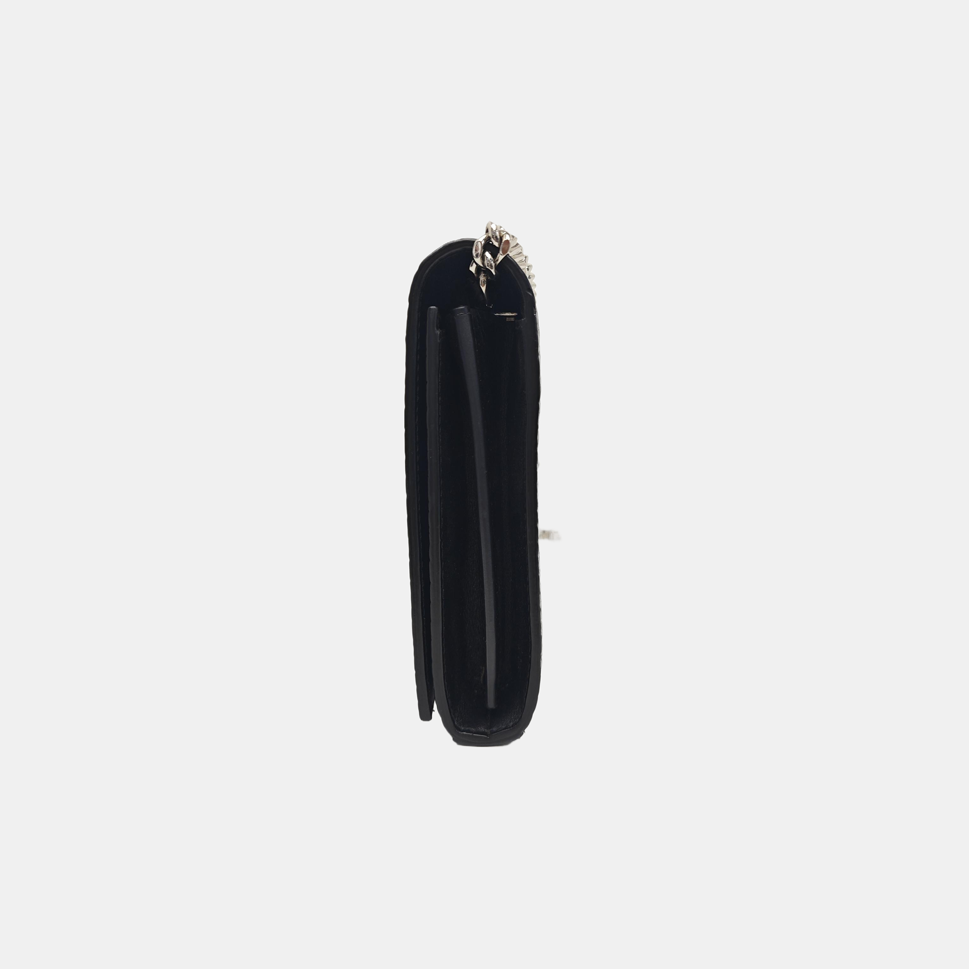 Calfskin Shoulder Bag Black