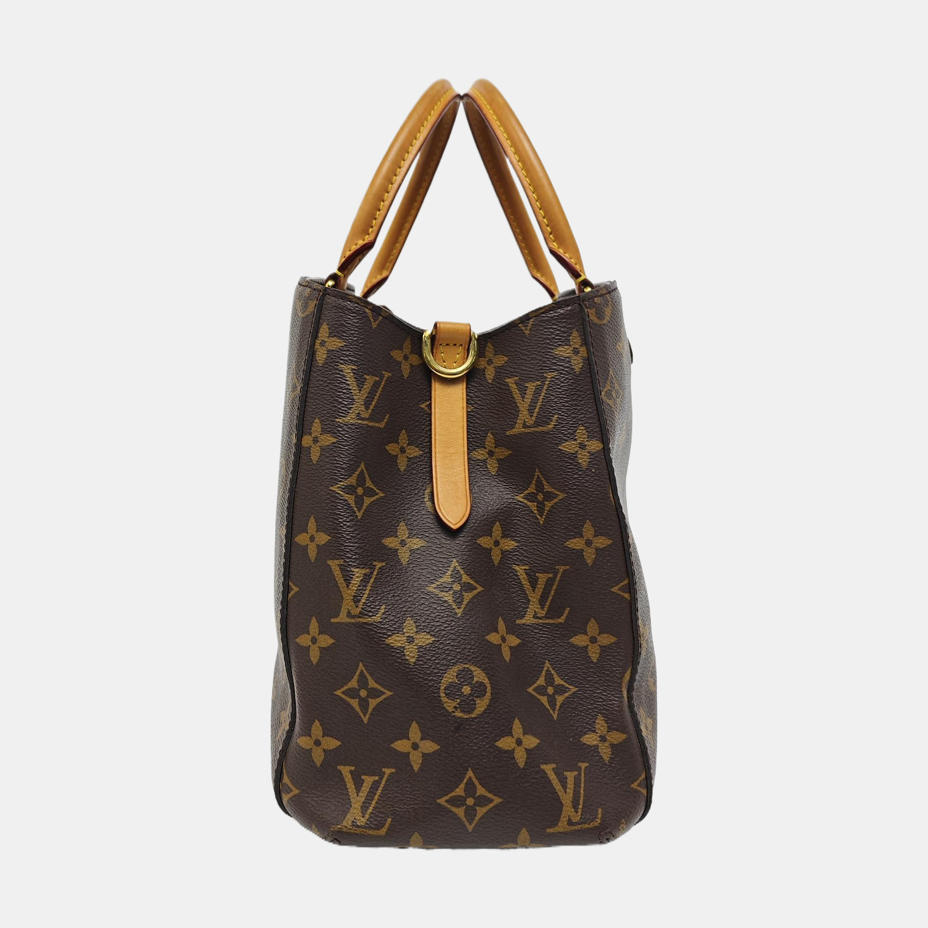 MONTAIGNE Monogram Coated Canvas Brown