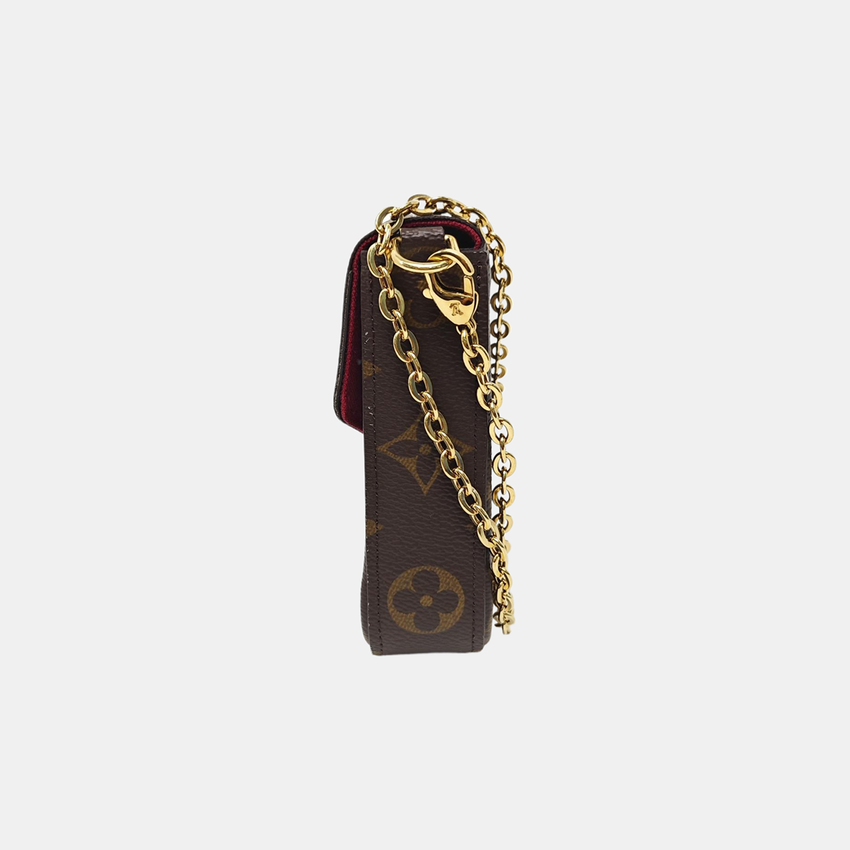 FÉLICIE Monogram Coated Canvas Brown
