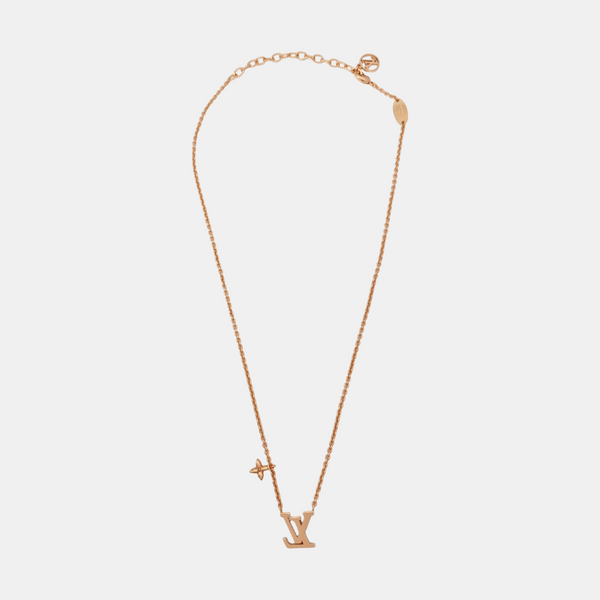 LV ICONIC Metal Rose Gold Necklace