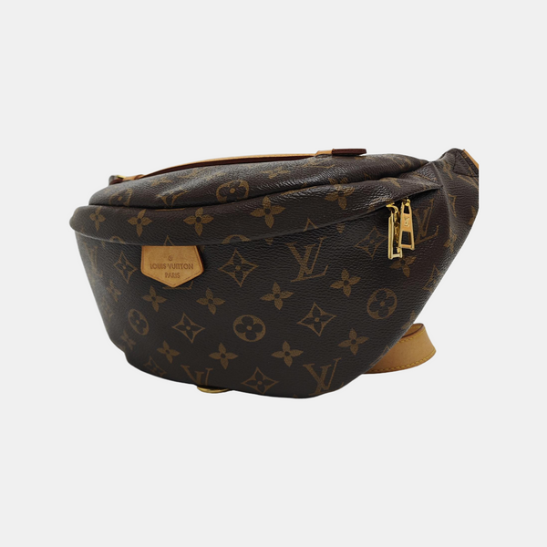 BUMBAG Monogram Coated Canvas Brown