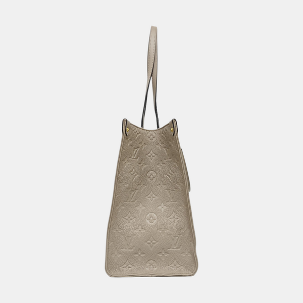 ONTHEGO MM Monogram Calfskin Gray