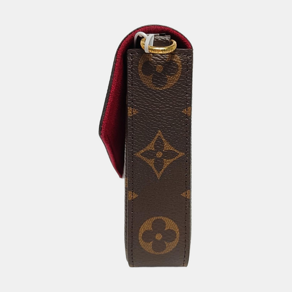 FÉLICIE Monogram Coated Canvas Brown