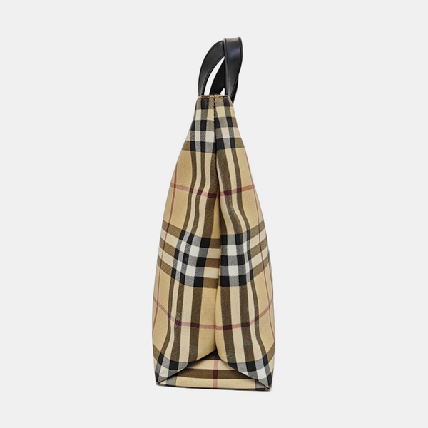 Coated Canvas Tote Bag Beige