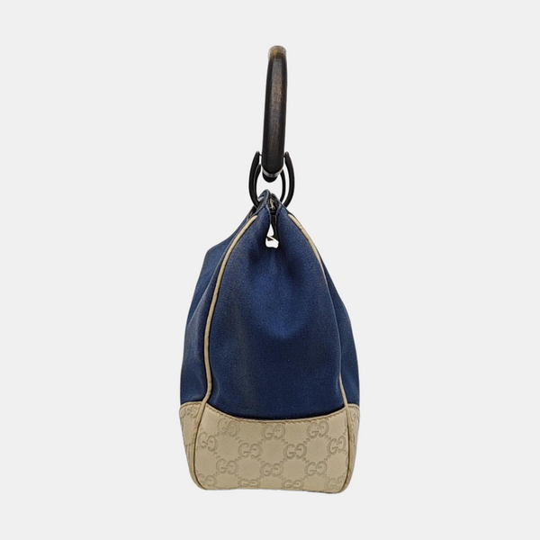 Fabric Tote Bag Blue