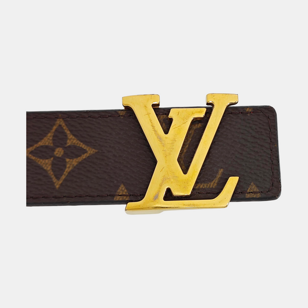 Coated Canvas Belt Brown