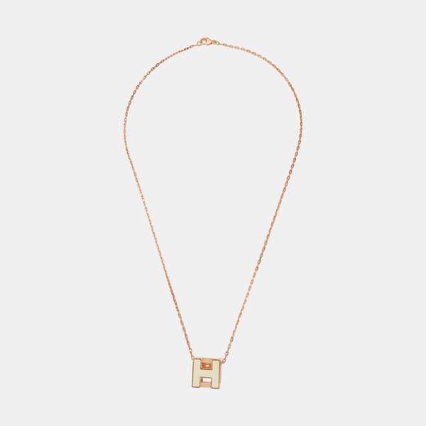 Cage D'h Metal Rose Gold Necklace