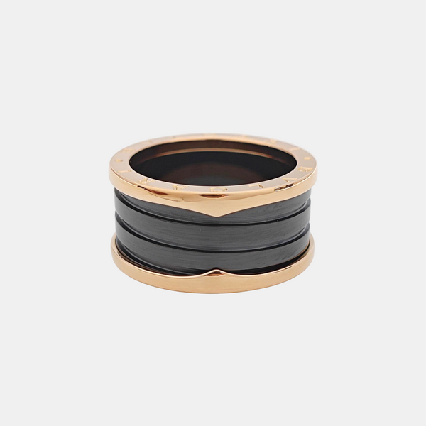 B.ZERO1 18k Rose Gold Ring EU 62