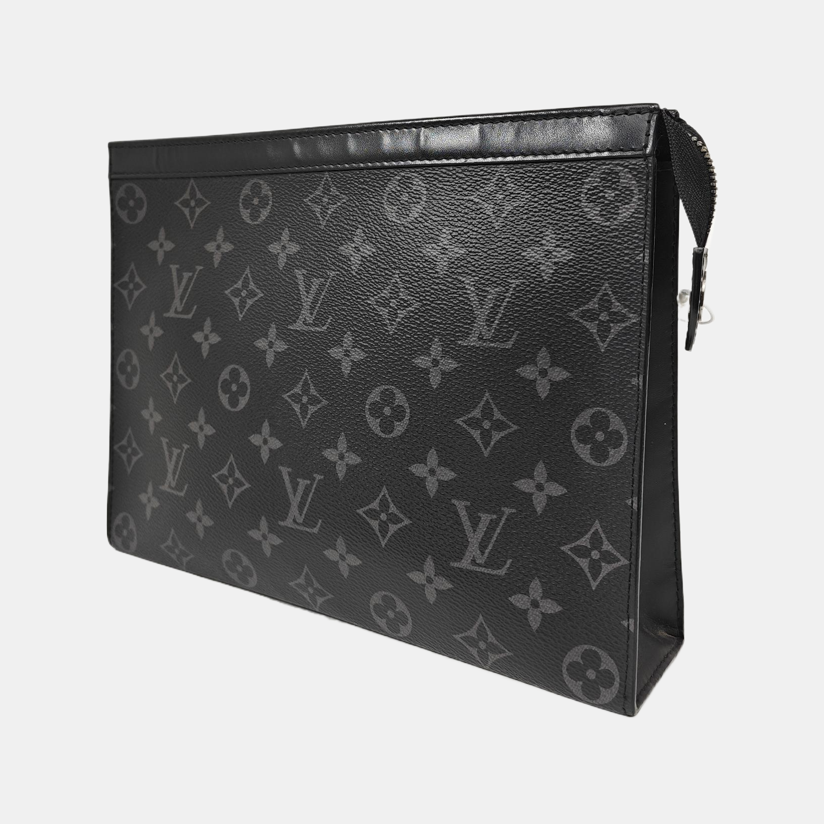 Pochette Voyag MM Monogram Coated Canvas Black