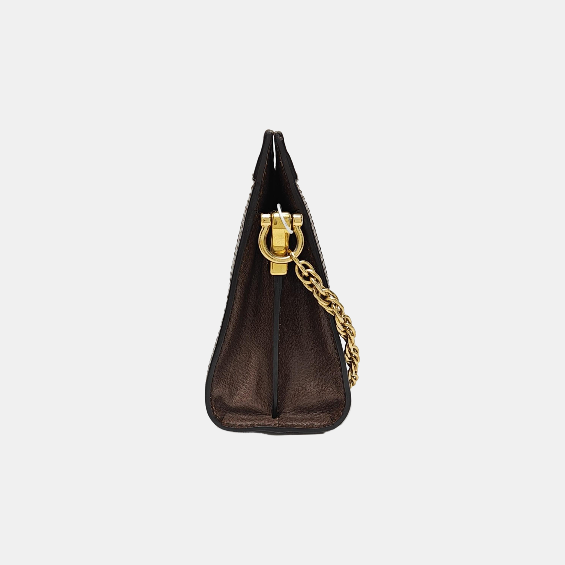 Authenticated pre-owned  Ophidia Small Monogram Coated Canvas Beige - Shoulder Bag at Looply