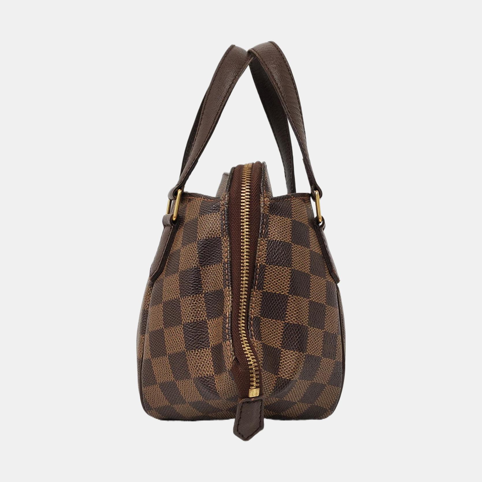 BELEM PM Damier Ebene Coated Canvas Brown