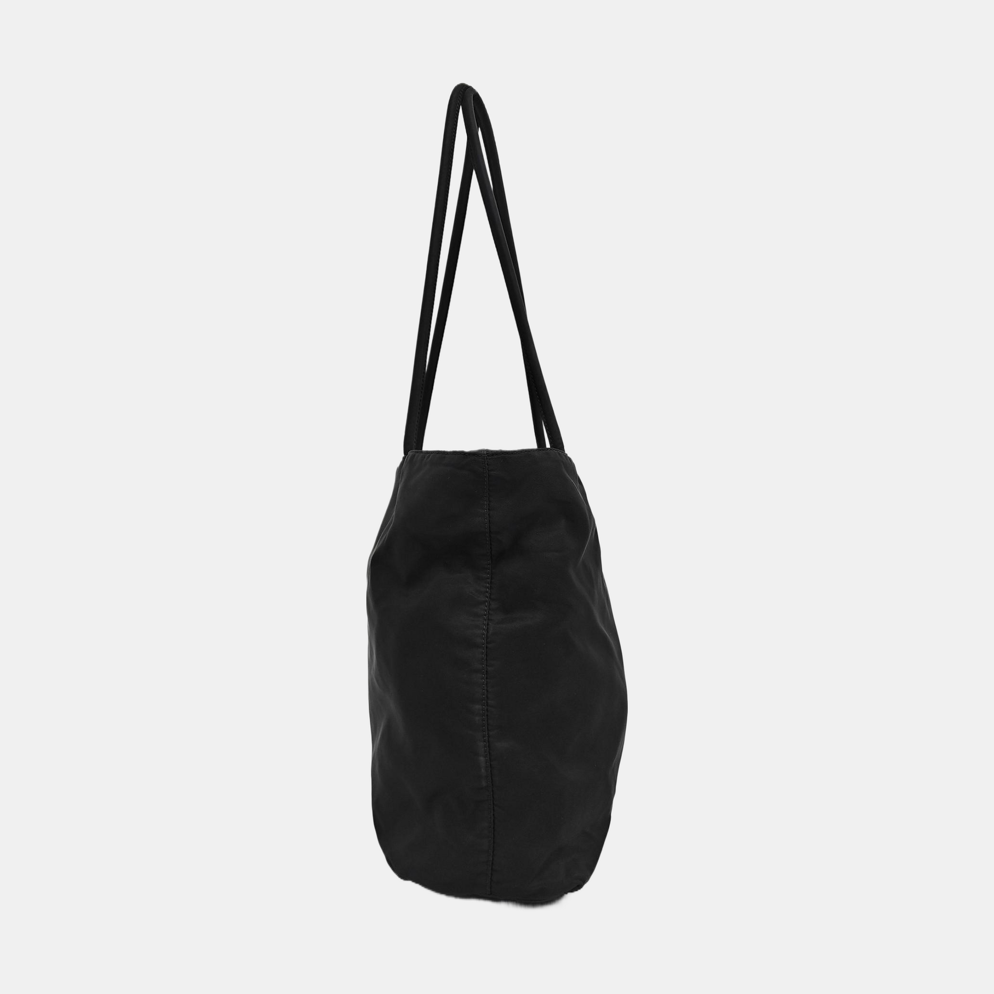 Nylon Tote Bag Black