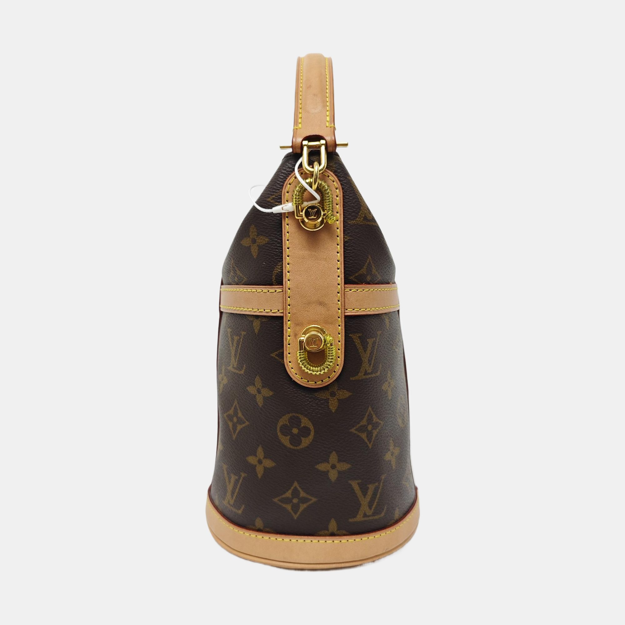 DUFFLE Monogram Coated Canvas Brown