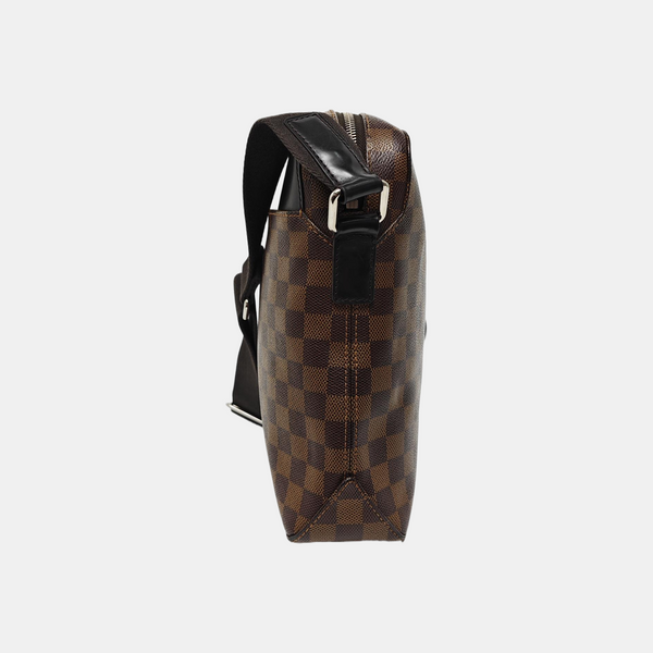 JAKE NM Damier Ebene Coated Canvas Brown