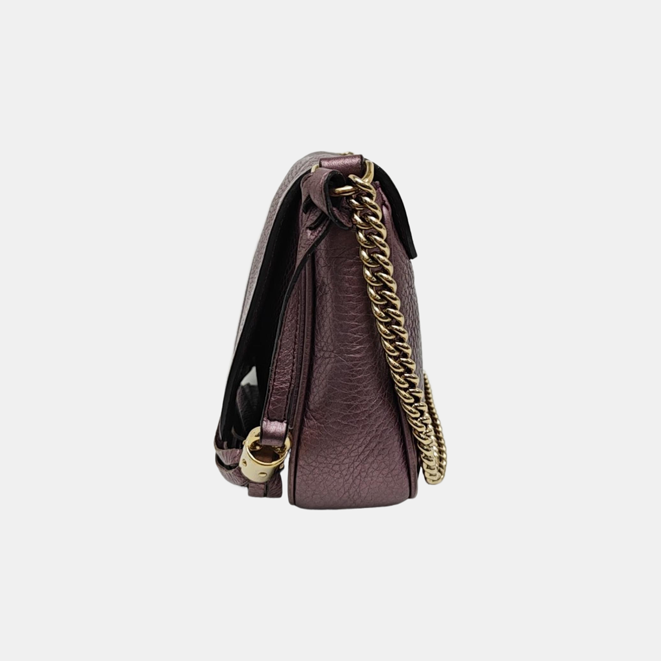 Soho Medium Quilted Calfskin Purple
