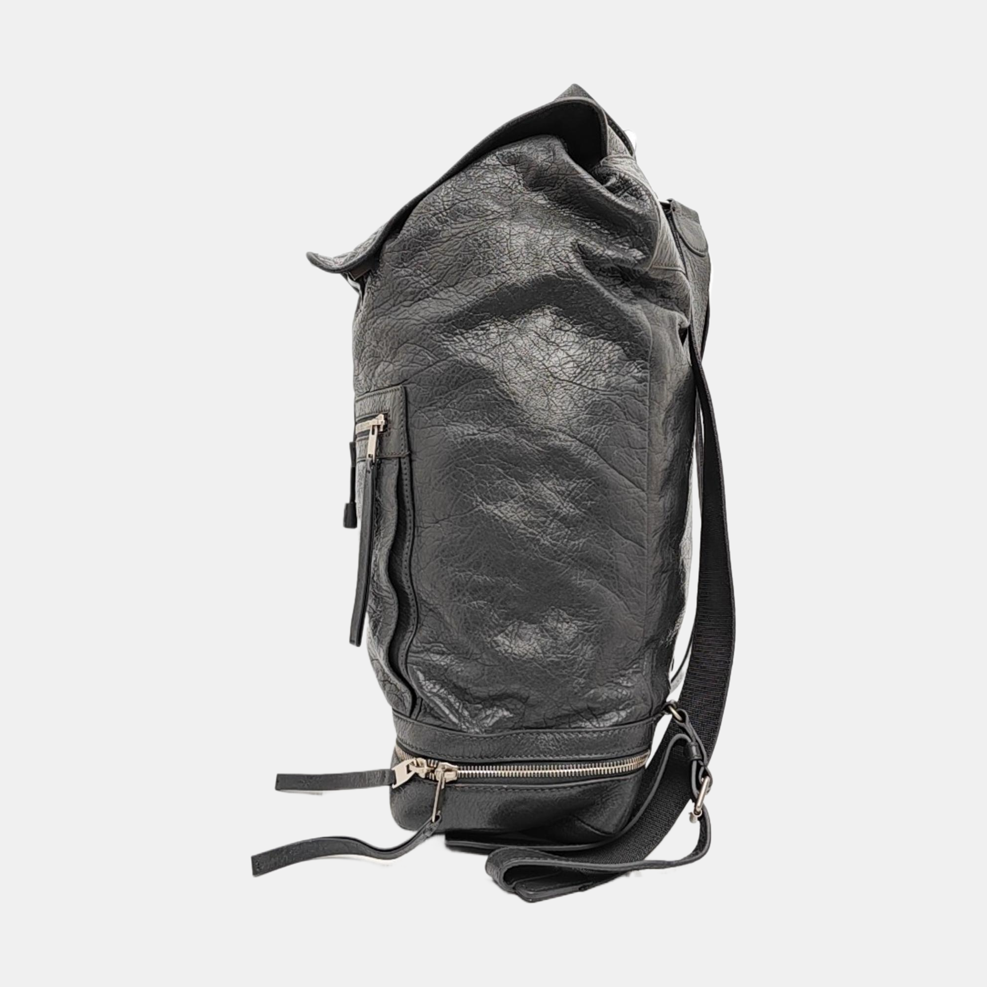 Lambskin Backpack Gray