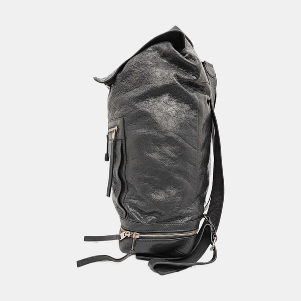 Lambskin Backpack Gray