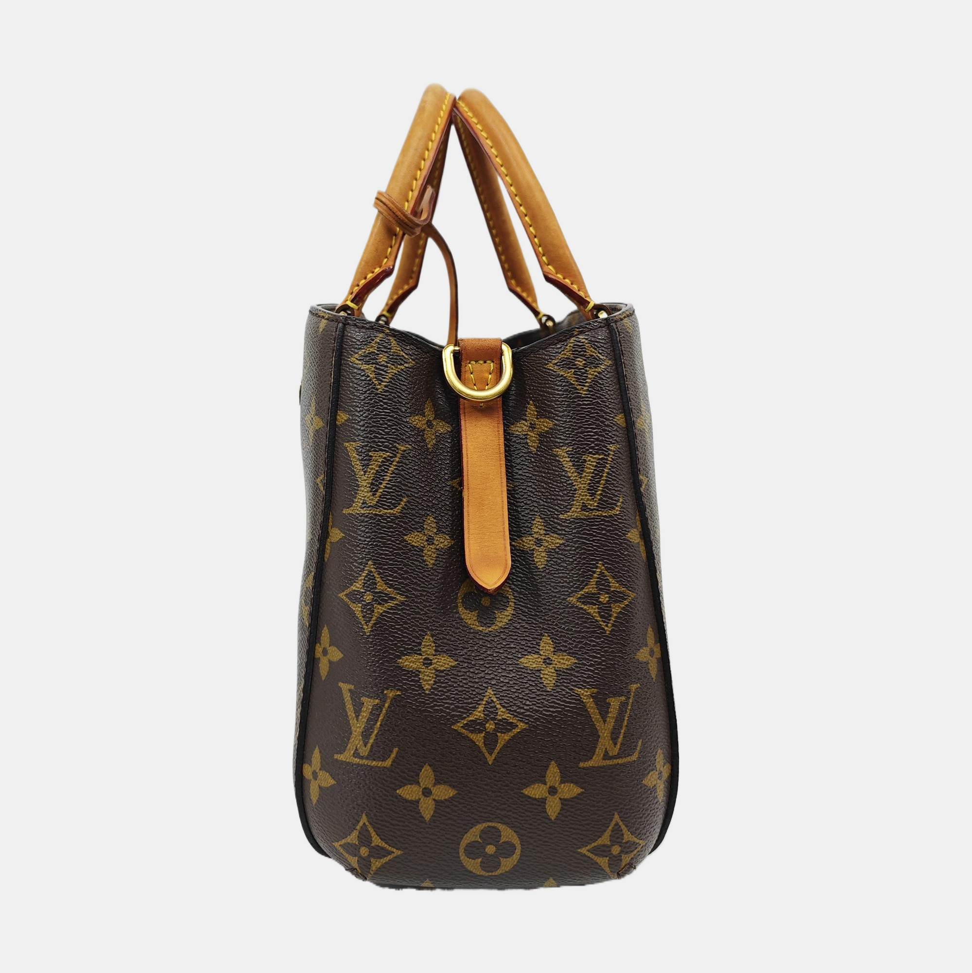 MONTAIGNE Monogram Coated Canvas Brown
