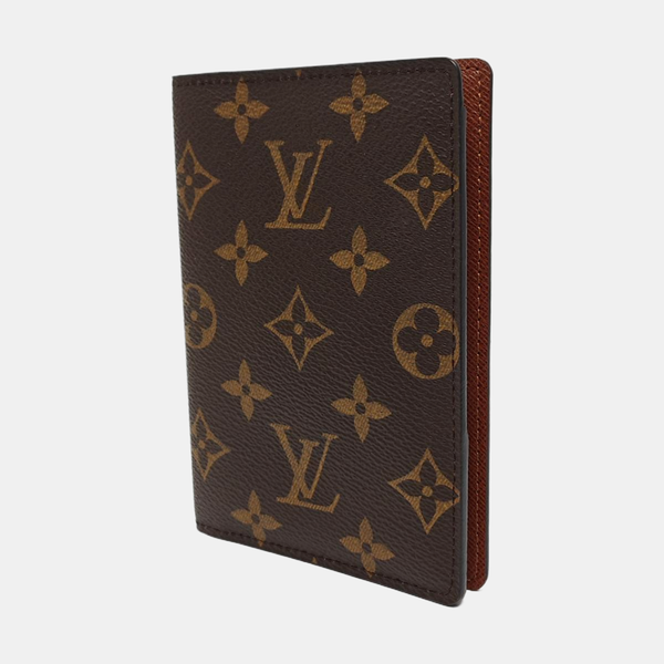 Monogram Coated Canvas Wallet Brown