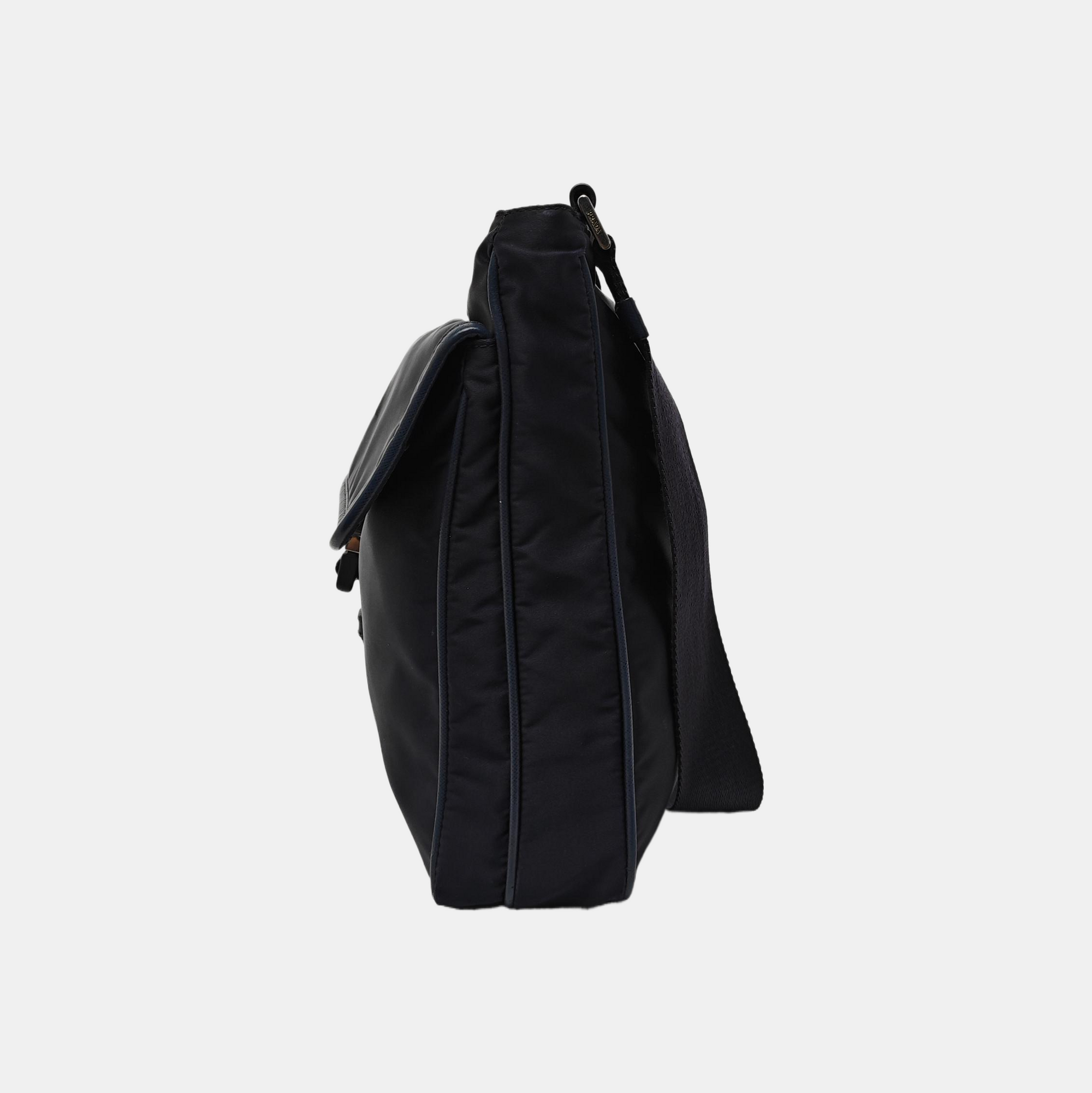 Vela Messenger Bag Nylon Blue