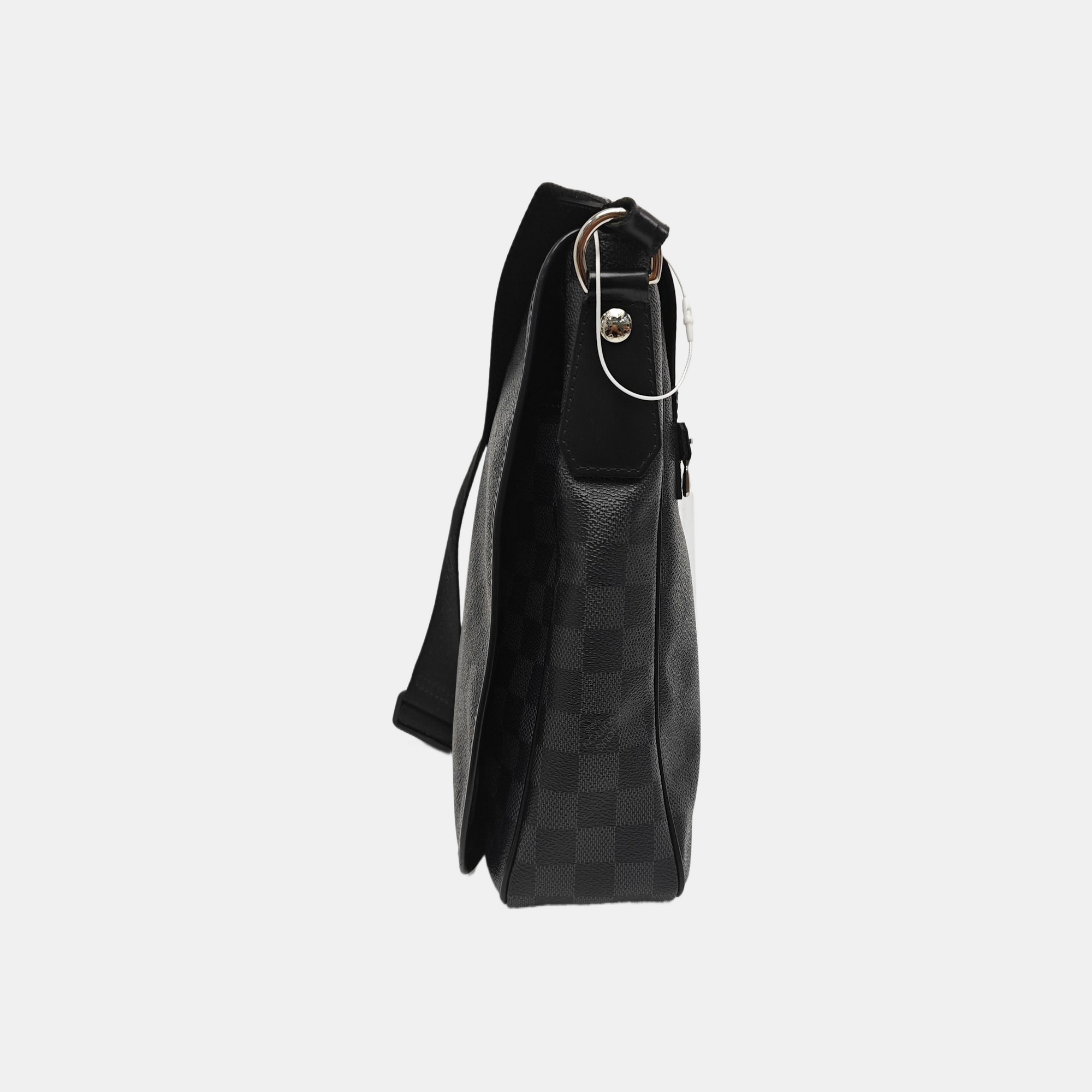 DANIEL Damier Graphite Coated Canvas Gray