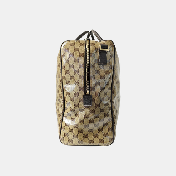 Monogram Coated Canvas Shoulder Bag Beige