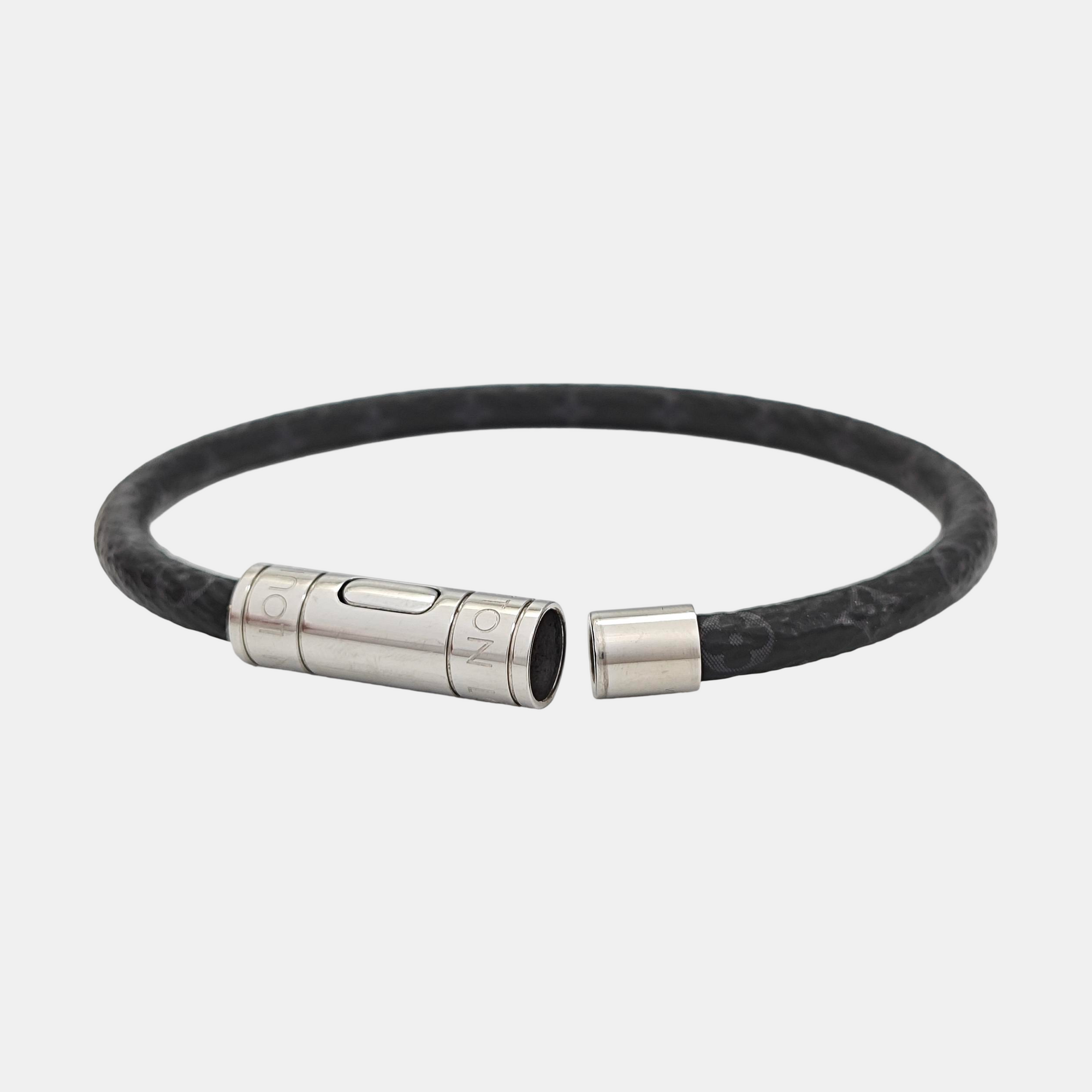 KEEP IT Coated Canvas Gray Bangle