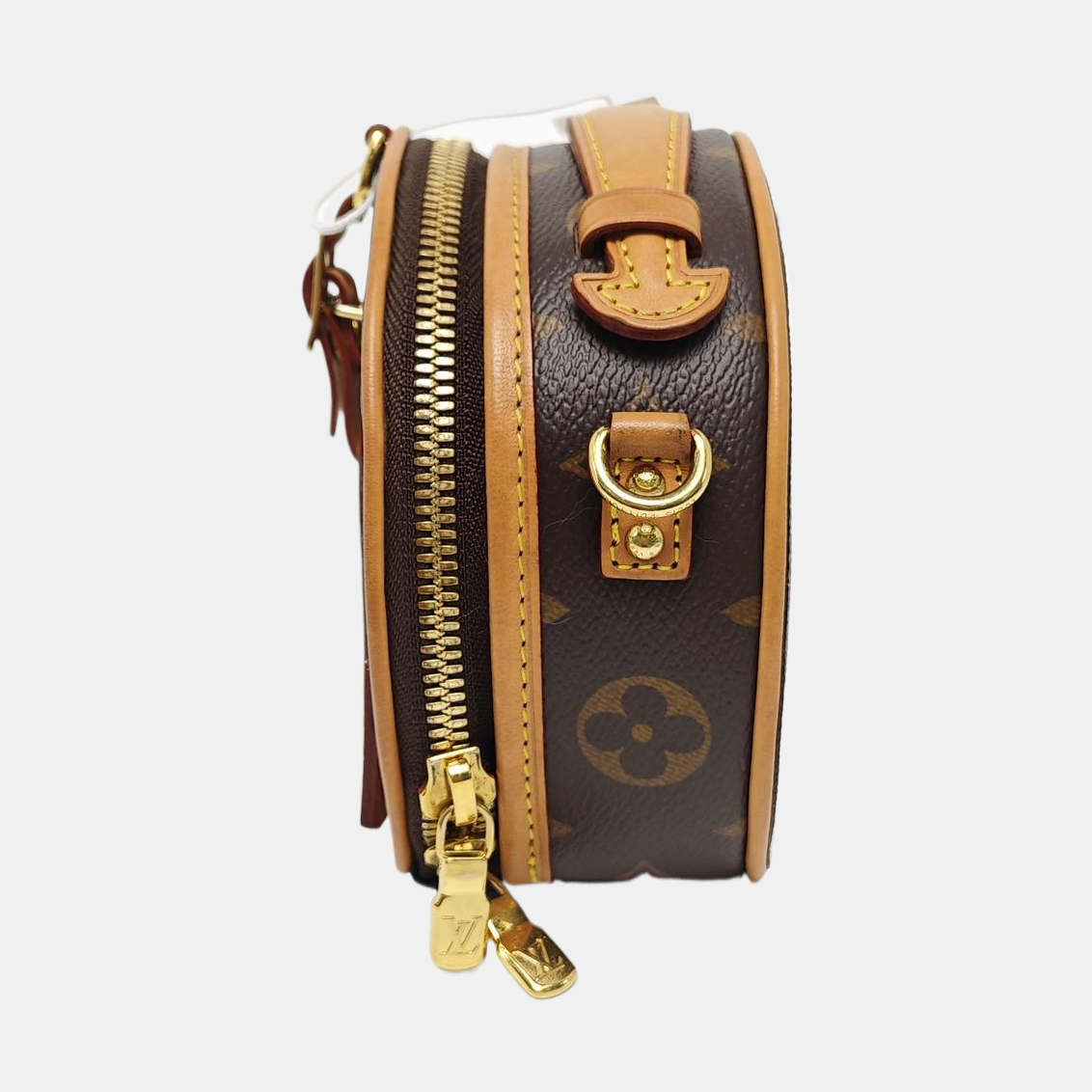 BOITE CHAPEAU Mini Monogram Coated Canvas Brown