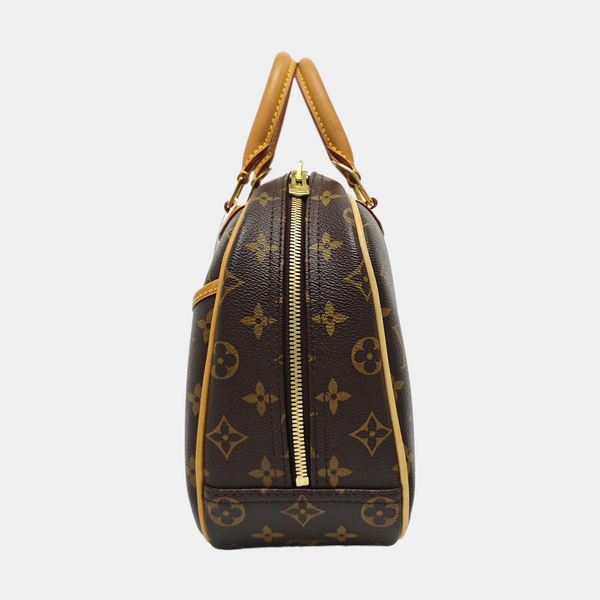 DEAUVILLE Monogram Coated Canvas Brown