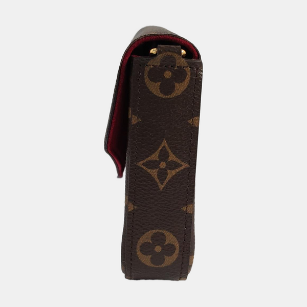 FÉLICIE Monogram Coated Canvas Brown