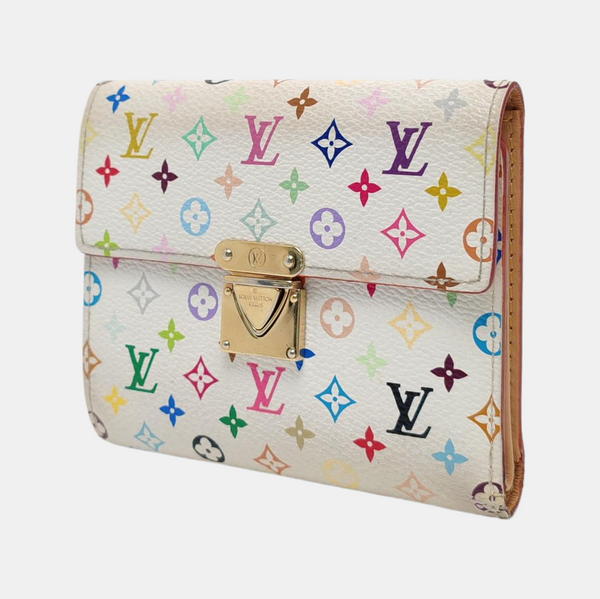 LV × TM KOALA Monogram Coated Canvas White Wallet
