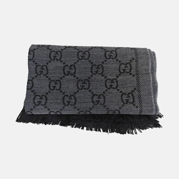 Wool Scarf Gray